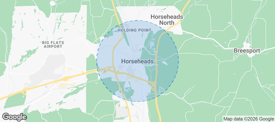Horseheads Airbnb map